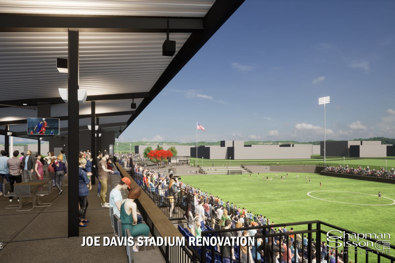 Joe Davis Stadium Renovation Rendering