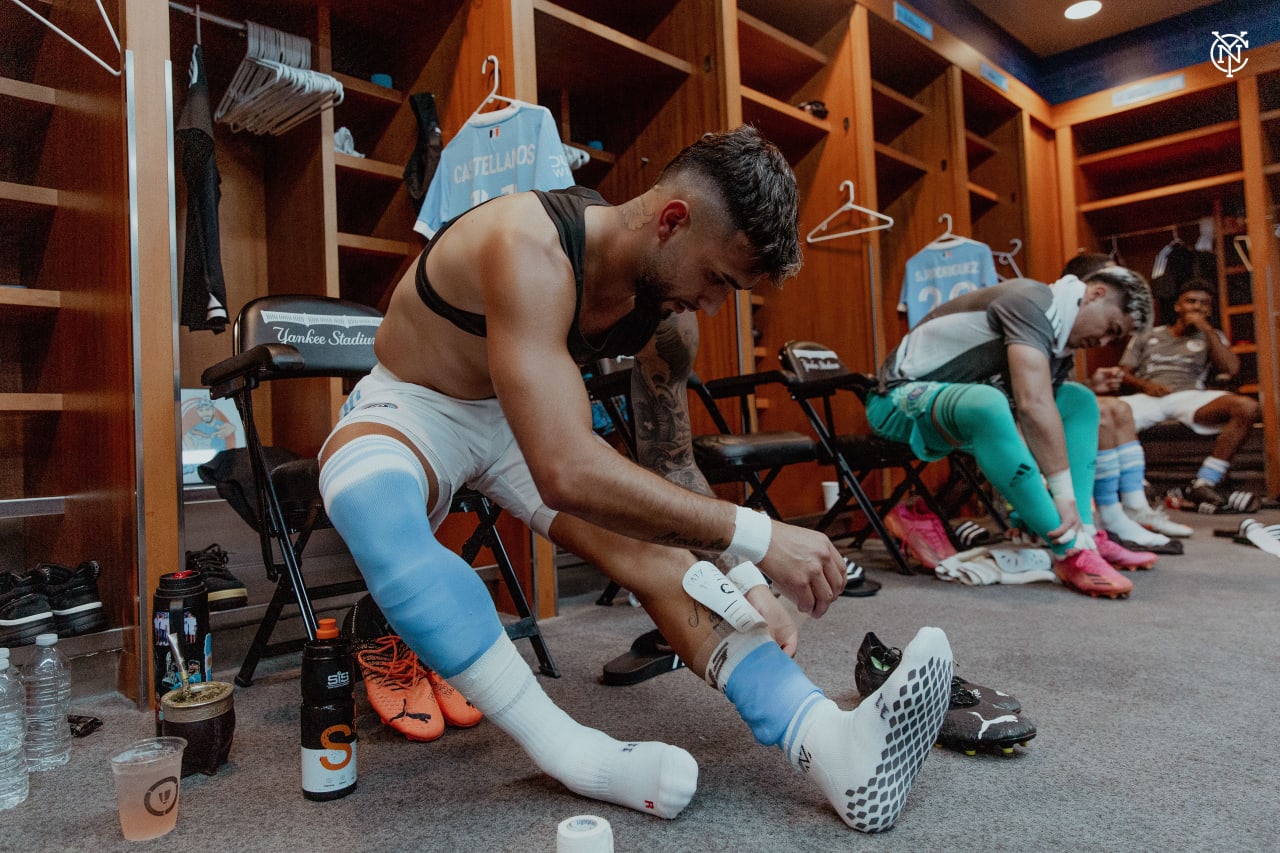 New York City Football Club returned to winning ways against New England in the Boogie Down Bronx. (Photo by Katie Cahalin/NYCFC)