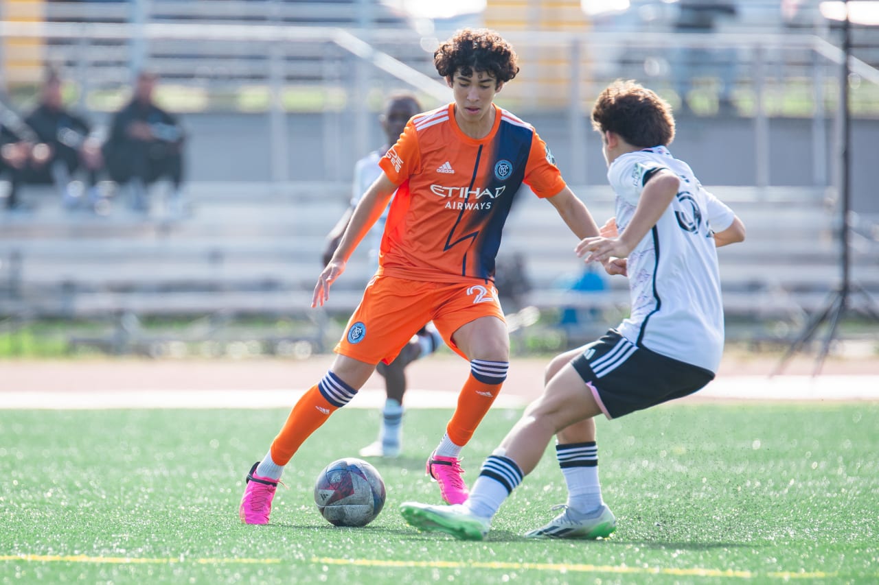 NYCFC’s U15s faced DC United at Queens College