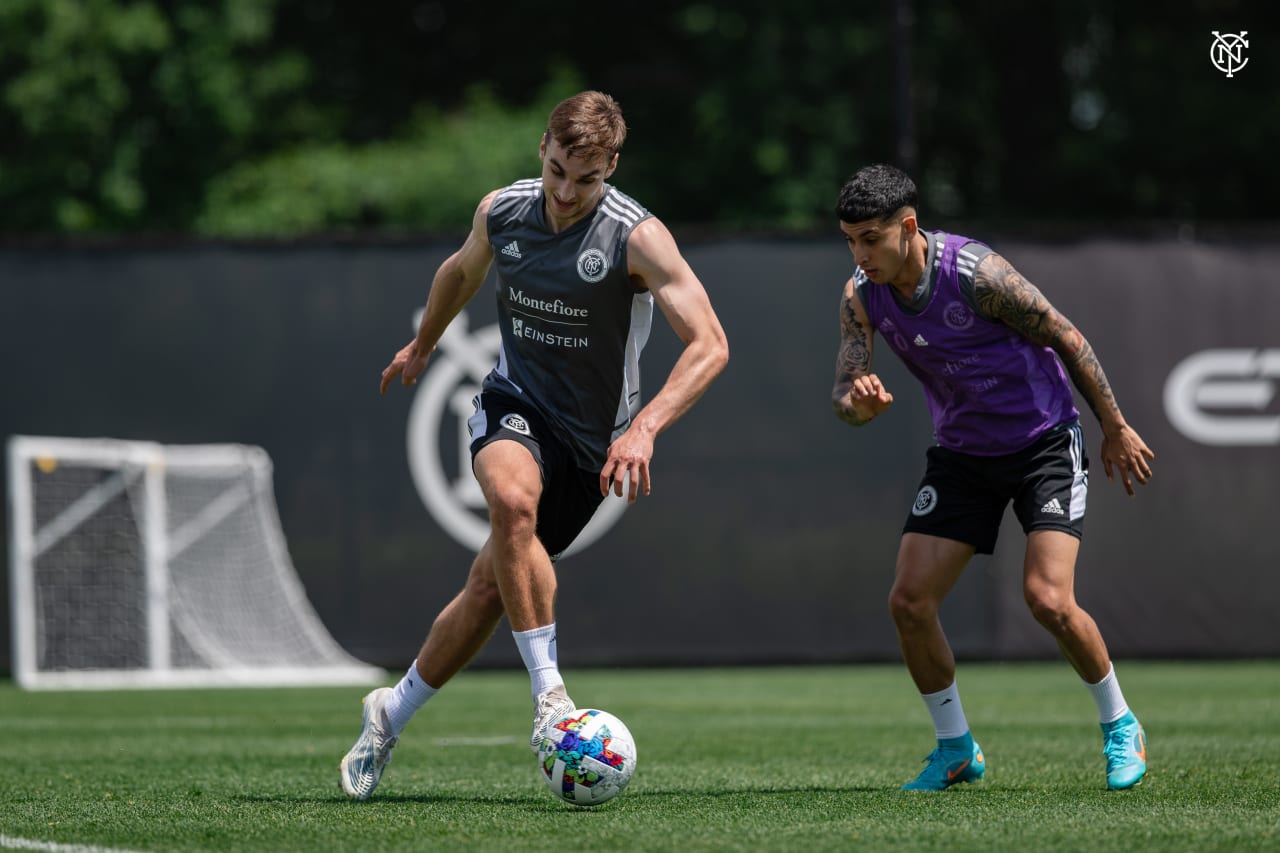 New York City Football Club returns to the training pitch after some well-deserved time off.