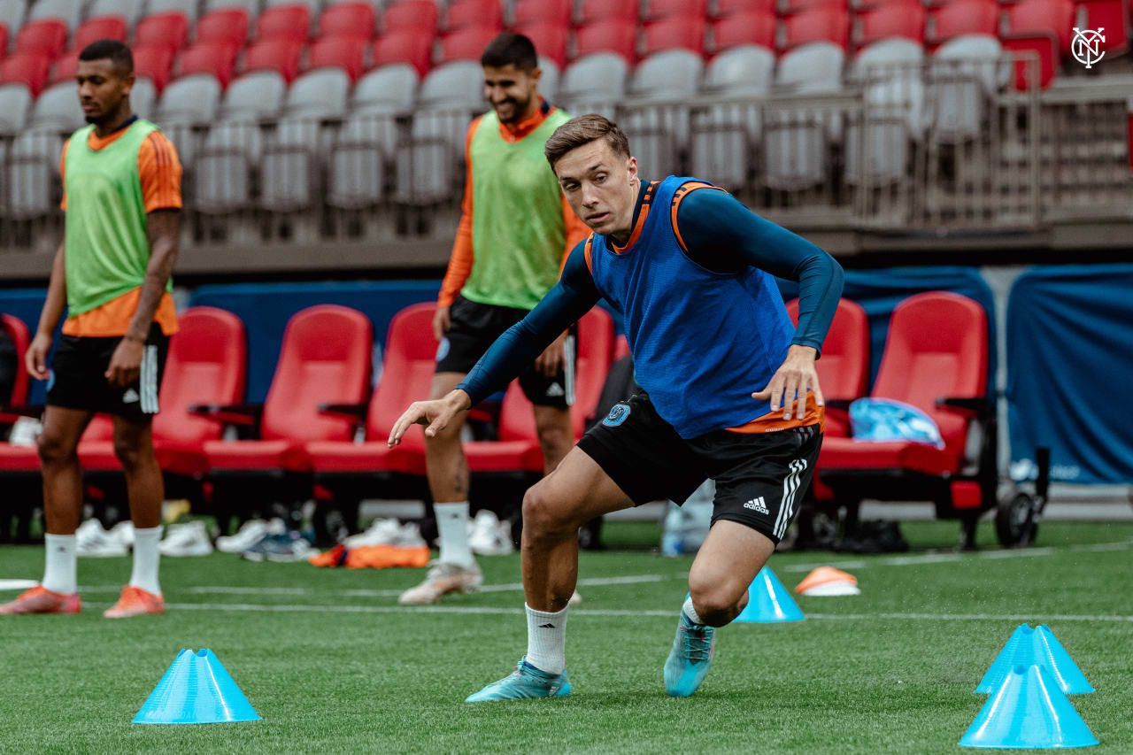 New York City Football Club trains at BC Place ahead of Saturday’s match against Vancouver.