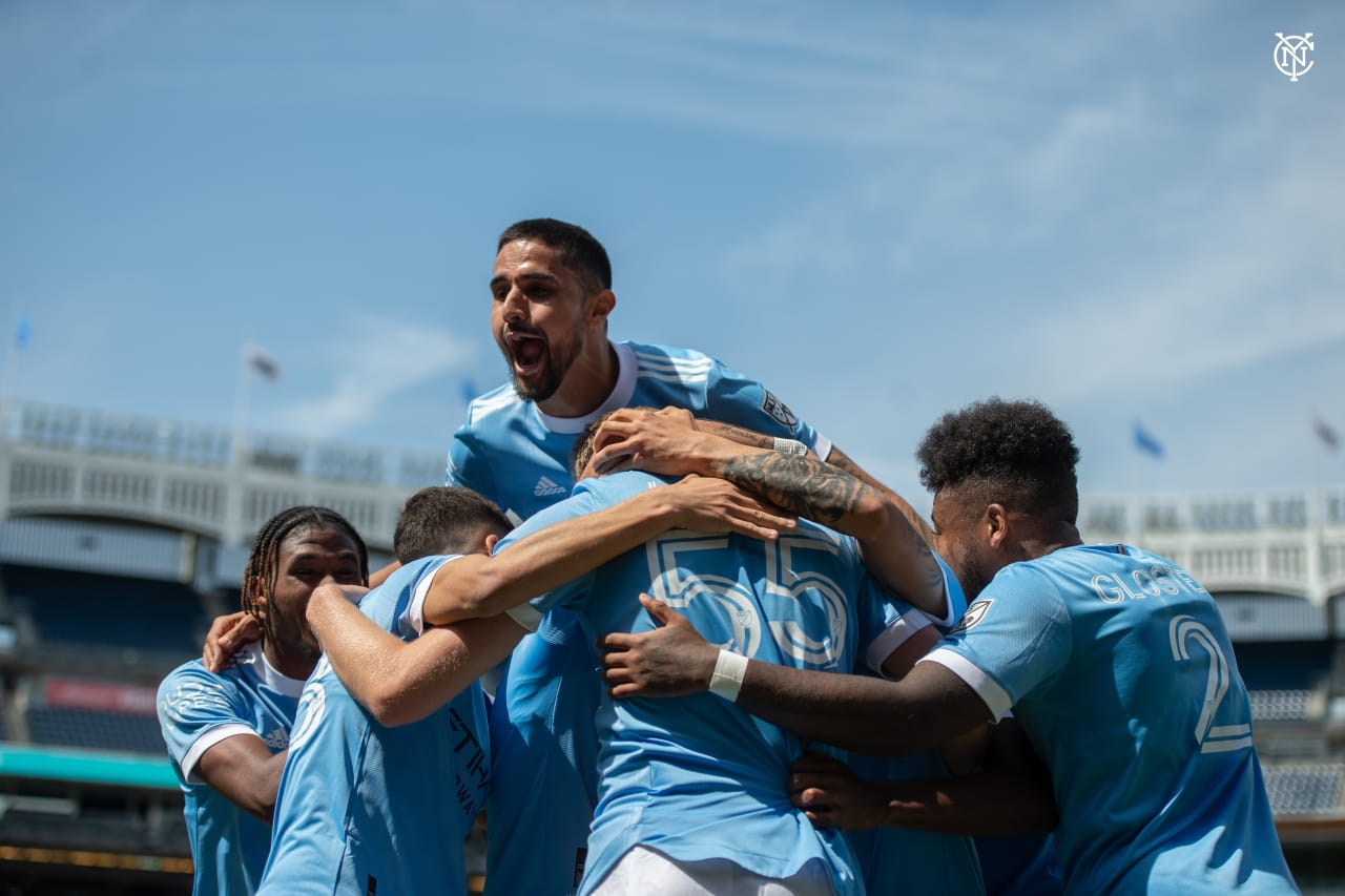 New York City Football Club returned to The Bronx on Sunday afternoon, taking all three points against the San Jose Earthquakes. (Photo by Nathan Congleton/NYCFC)
