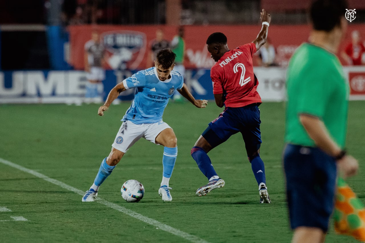 Héber's first half strike was enough for NYCFC to take all three points on a night in Frisco that saw Justin Haak make his first MLS start. (Photo by Katie Cahalin/NYCFC)