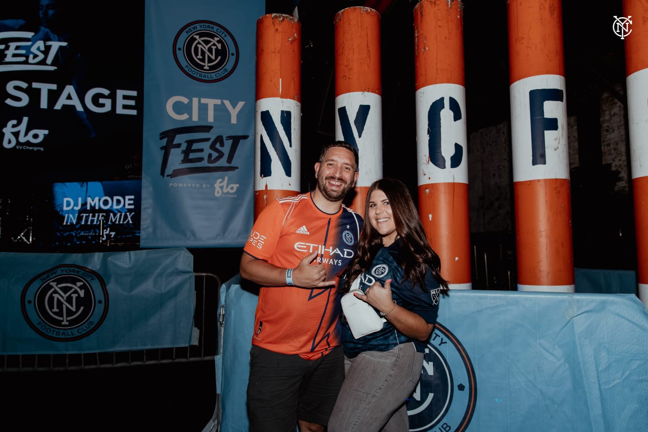 New York City Football Club hosted the inaugural CITYFEST, powered by Flo, at Terminal 5 on Saturday to support the Boys in Blue from afar as they took on Inter Miami CF. CITYFEST featured a pre-match performance by MAX and an enhanced match viewing experience with activities for the whole family. (Photo by Katie Cahalin/NYCFC)