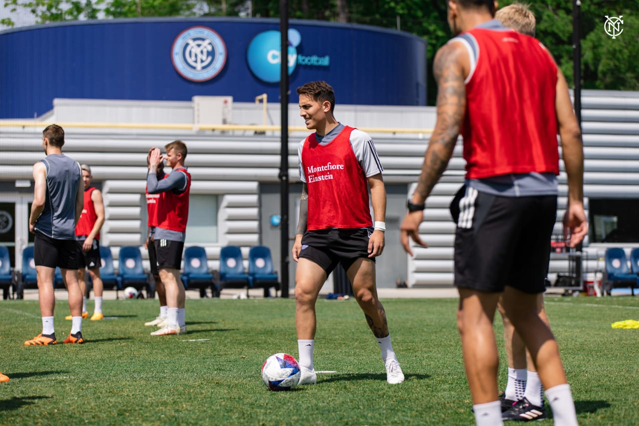 New York City Football Club continues preparations for Saturday’s Hudson River Derby.