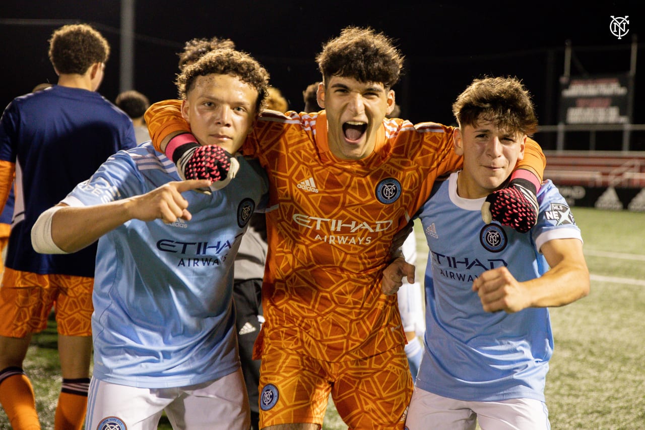 All academy levels NYCFC went head to head against New York Red Bull on May 7, 2023, before our U17 team took home the 2023 New York Academy Derby Trophy.