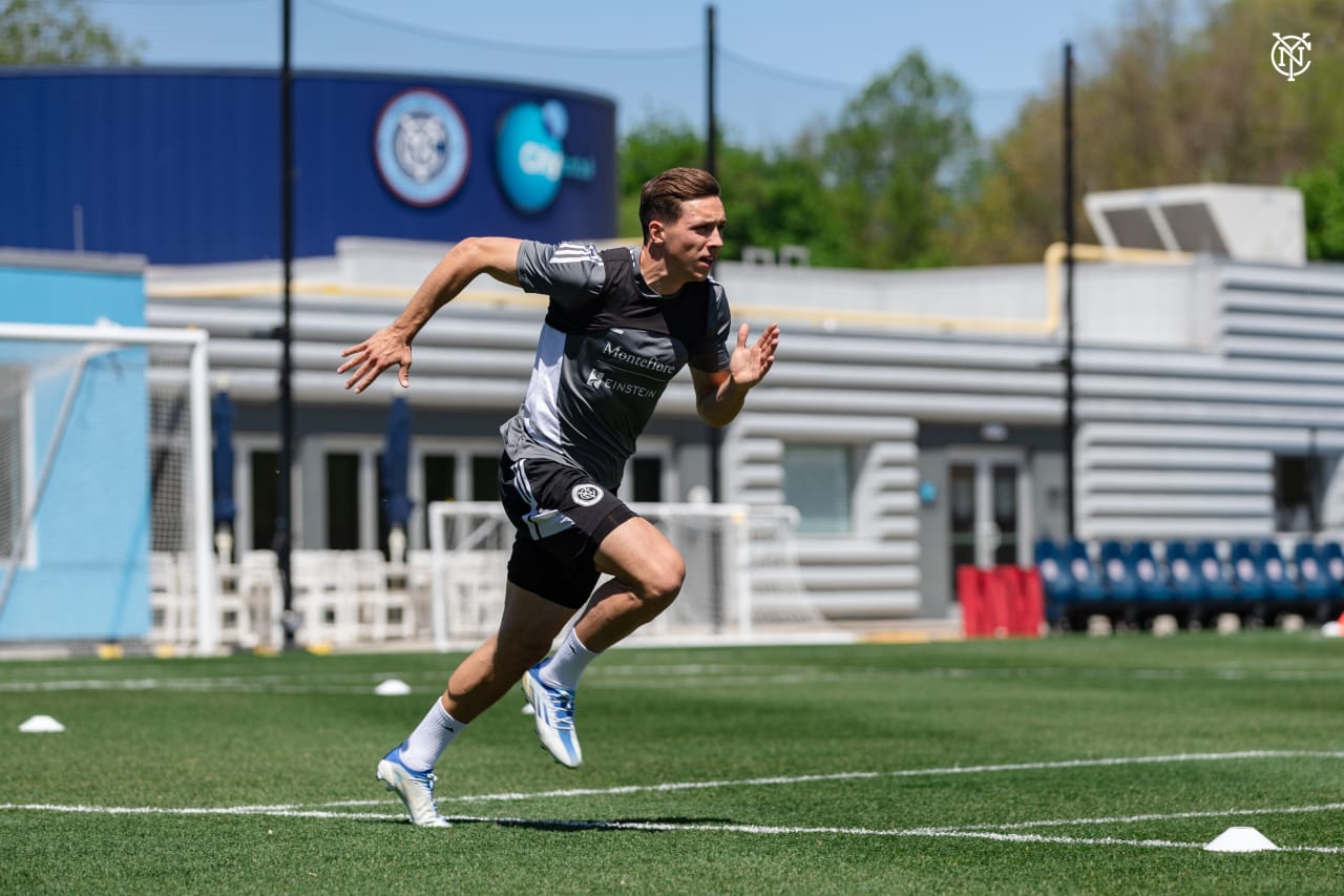 New York City FC prepare to take on Rochester New York FC in the U.S. Open Cup on Wednesday. (Photo by Katie Cahalin/NYCFC)