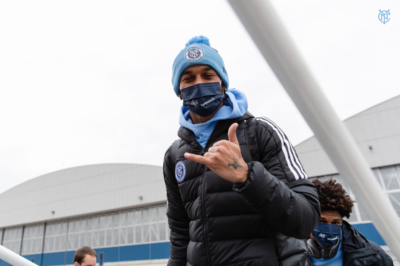 New York City FC traveled to Portland, OR Wednesday morning in preparation for Satuday’s MLS Cup Final. (Photo by Katie Cahalin)