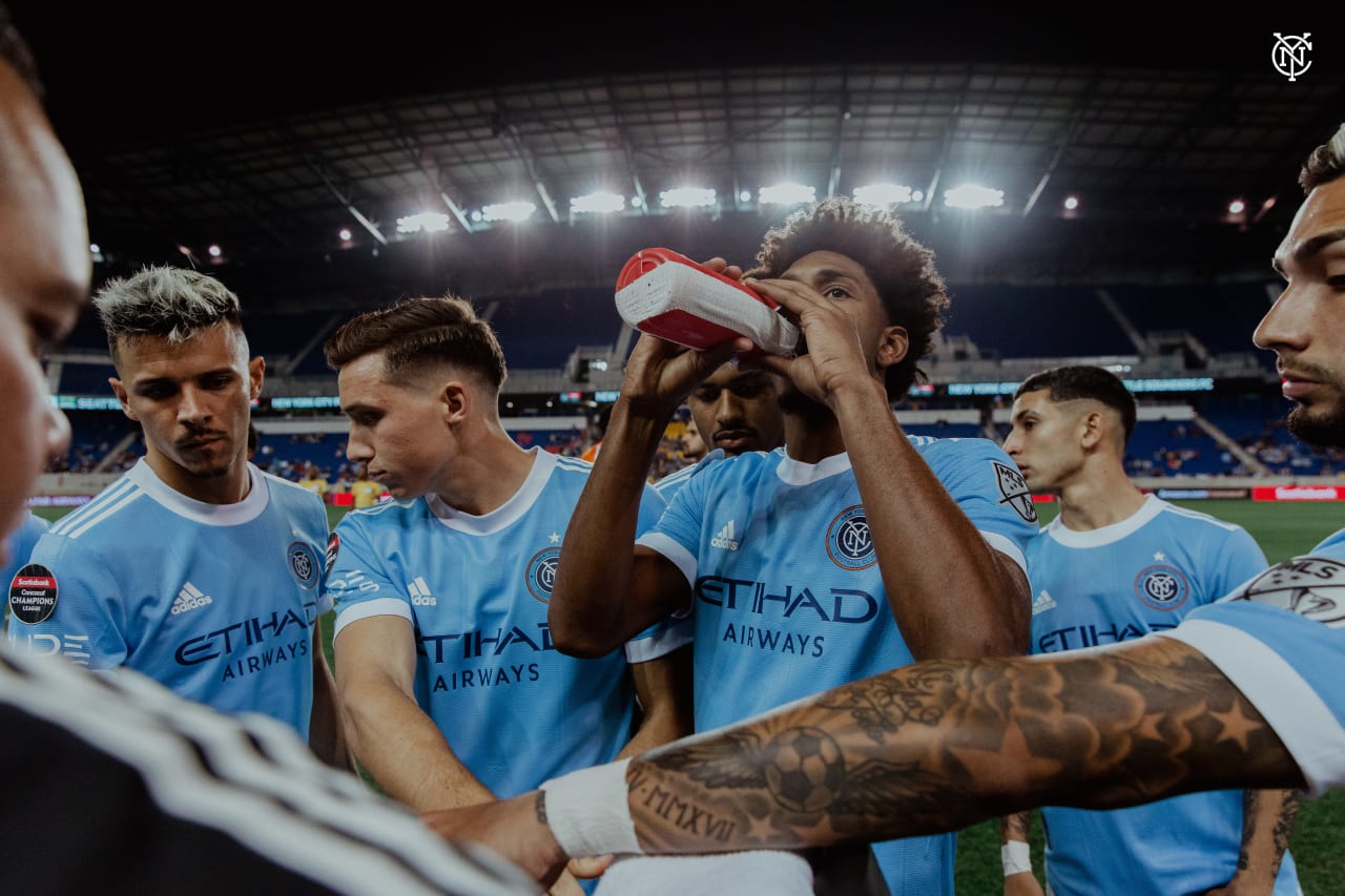 New York City Football Club took on Seattle Sounders in the second leg of their Concacaf Champions League tie. NYCFC battled valiantly, but Seattle advance to the final on aggregate. (Photo by Katie Cahalin)