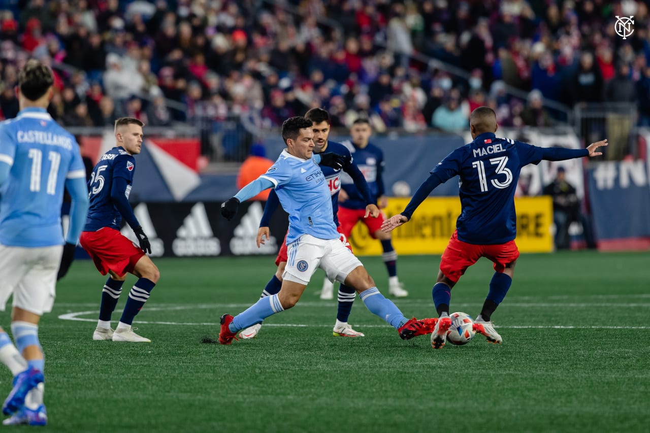 After a dramatic 120 minutes in Foxborough, NYCFC were victorious in a perfect penalty shootout and secured their place in the Eastern Conference Final for the first time in Club history.