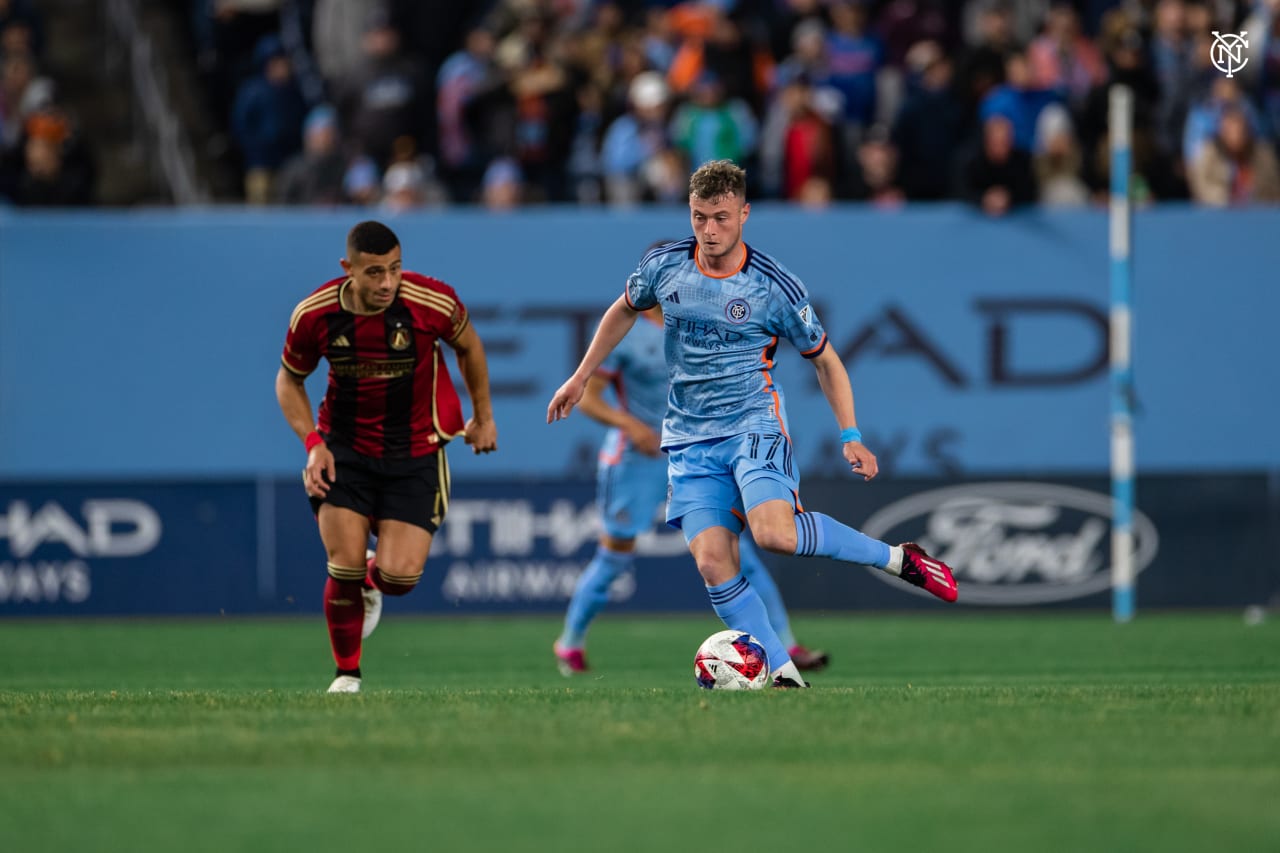 New York City Football Club came from behind to secure a point for the second successive game, earning a 1-1 draw at home to Atlanta United.