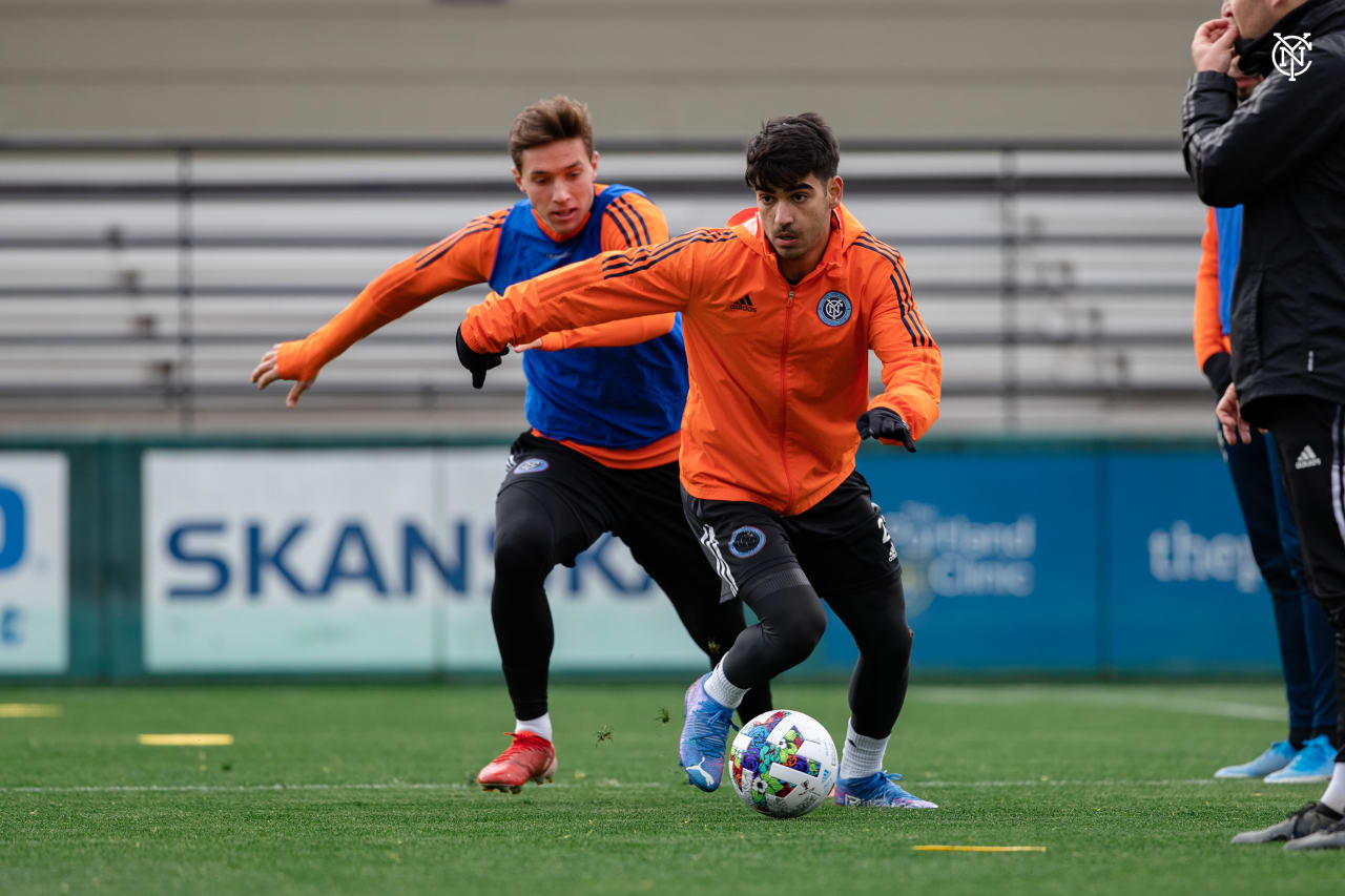 New York City FC hold one last training session in Portland ahead of Saturday’s MLS Cup Final. (Photo by Katie Cahalin)