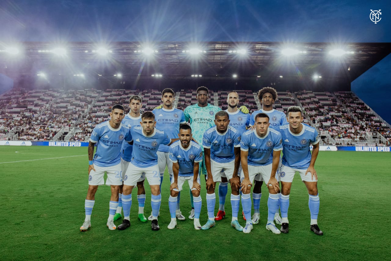 New York City Football Club suffered a disappointing 3-2 defeat on the road to Inter Miami CF on Saturday night. (Photo by Tommie Battle/NYCFC)