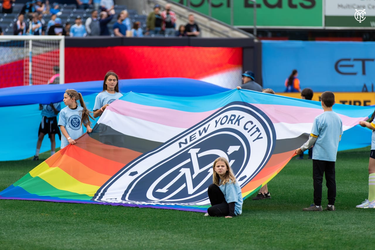 New York City Football Club earned a point against New England Revolution on Pride Day at Yankee Stadium.
