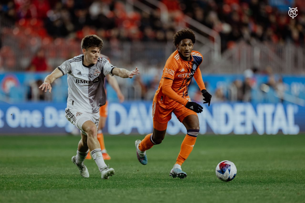 New York City Football Club fell to a 1-0 defeat at Toronto FC on Saturday.