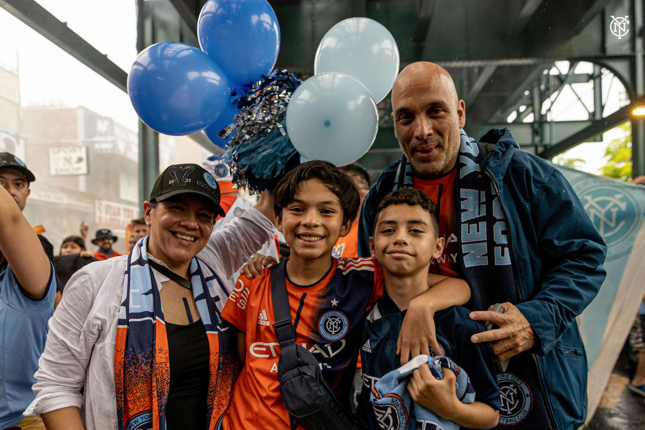 New York City Football Club picked up a huge three points in the Boogie Down Bronx against Columbus Crew. (Photo by Tommie Battle/NYCFC)