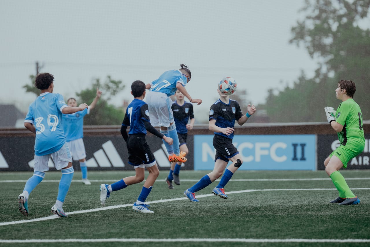 NYCFC’s U13s faced Beachside Soccer Club at Belson Stadium. (Photo by Brandon Hill/NYCFC)
