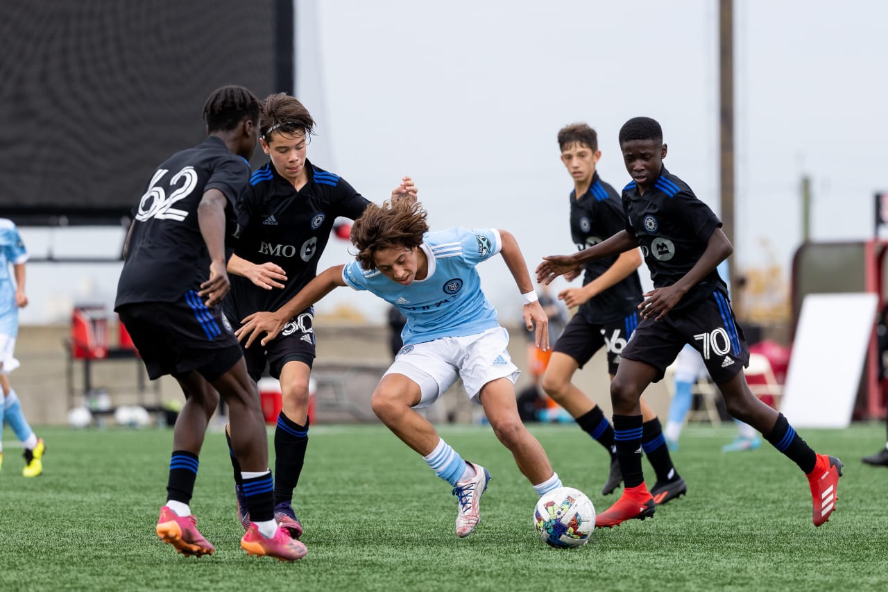 New York City Football Club's U15 Academy squad took on CF Montréal at St. John's University on November 6, 2022