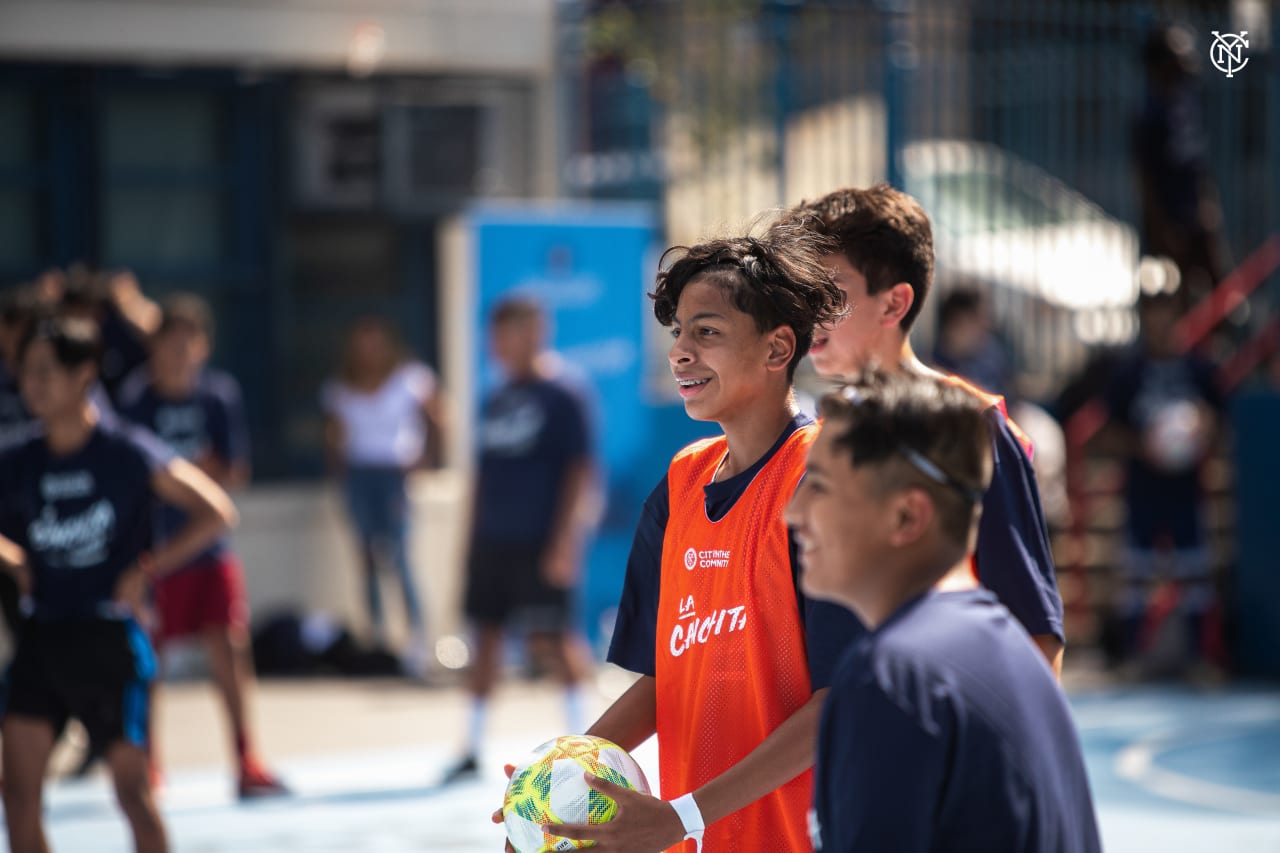 La Canchita, presented by Fidelis Care, is annual free soccer tournament for the youth of NYC. This year, the tournament was held at PS 49 in The Bronx. (Photo by Peter Bonilla/NYCFC)