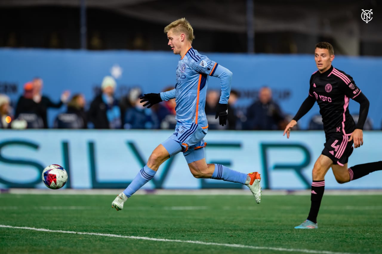 New York City Football Club claimed a first victory of the 2023 MLS season with a hard-fought 1-0 triumph against Inter Miami CF.