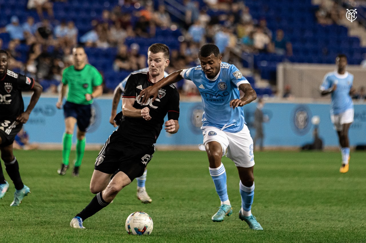New York City slipped to a 2-1 defeat at the hands of D.C. United on Wednesday night.