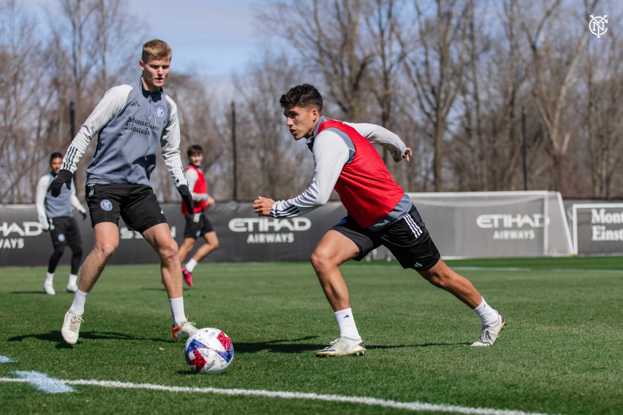 New York City Football Club trains ahead of Saturday’s Home Opener against Inter Miami.