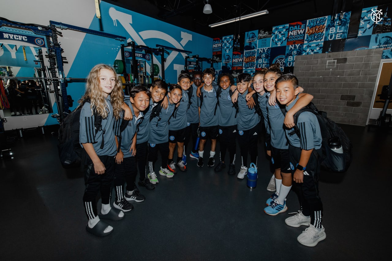 The U12s kicked off their season with a tour the First Team training facility.