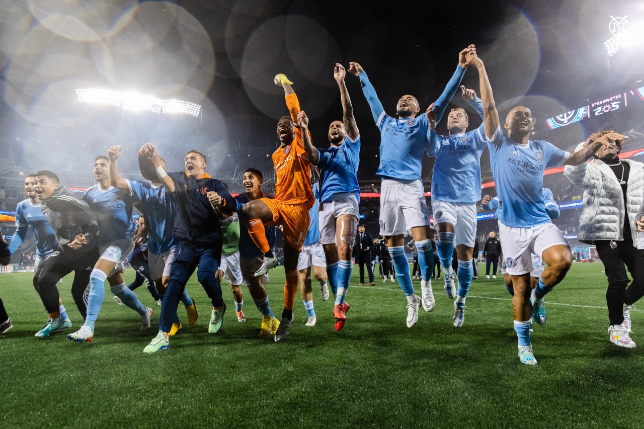 New York City secured passage to the Eastern Conference Semifinals with a 3-0 win over Inter Miami CF at Citi Field. (Photos by Katie Cahalin, Kaitlin Marold, Tommie Battle/NYCFC)