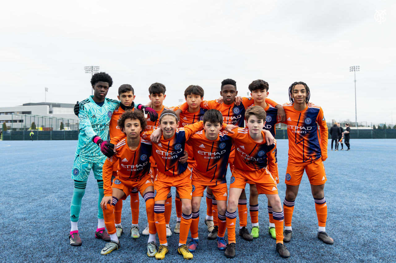 New York City Football Club’s U14 squad faced Wrexham AFC in England.