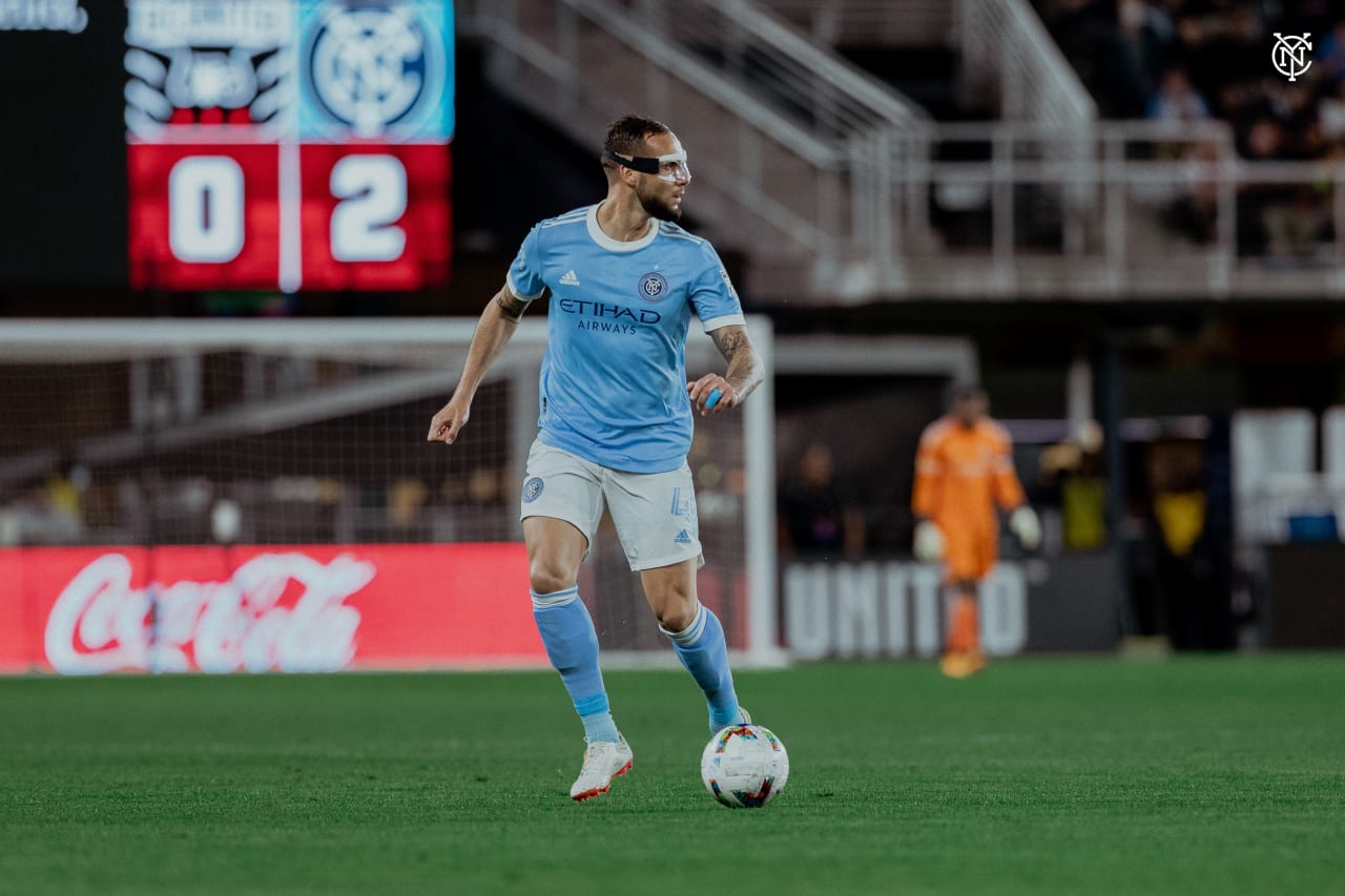 Alexander Callens and Taty Castellanos get the goals to secure all three points in a 2-0 victory on the road against D.C. United (Photo by Katie Cahalin/NYCFC)