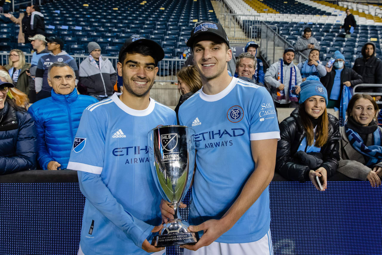 Sands ended 2021 on a high after playing a key role in helping his boyhood Club win its first championship. The midfielder started in all four playoff games on the way to his first major club trophy, and was named NYCFC’s Young Player of the Year.