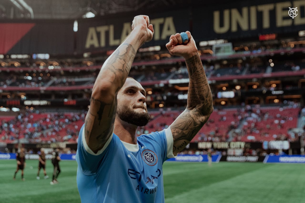 Following a 2-1 win at Atlanta United on Decision Day, New York City will host Inter Miami CF in the first round of the 2022 MLS Cup Playoffs.