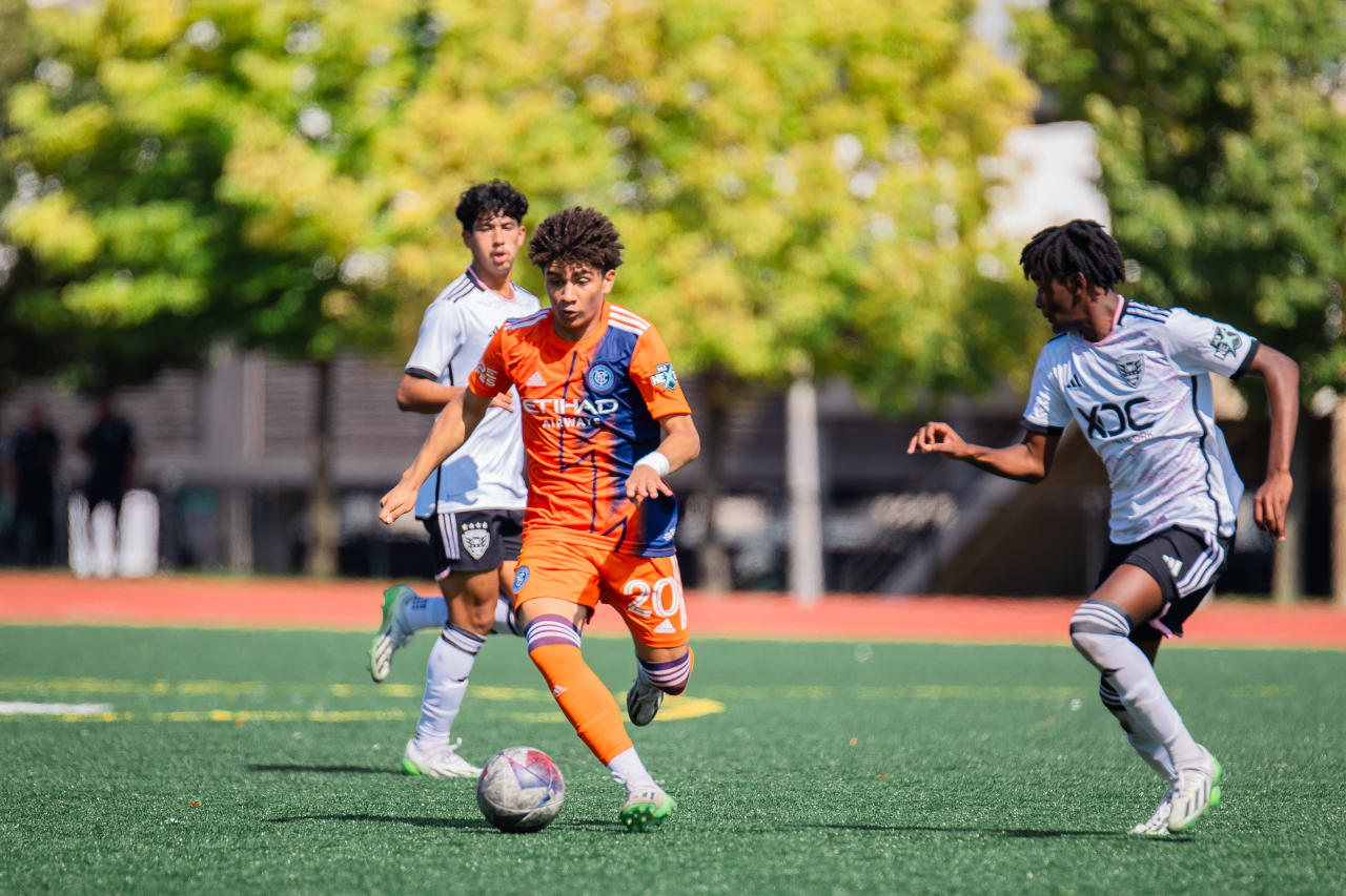 NYCFC’s U17s faced DC United at Queens College