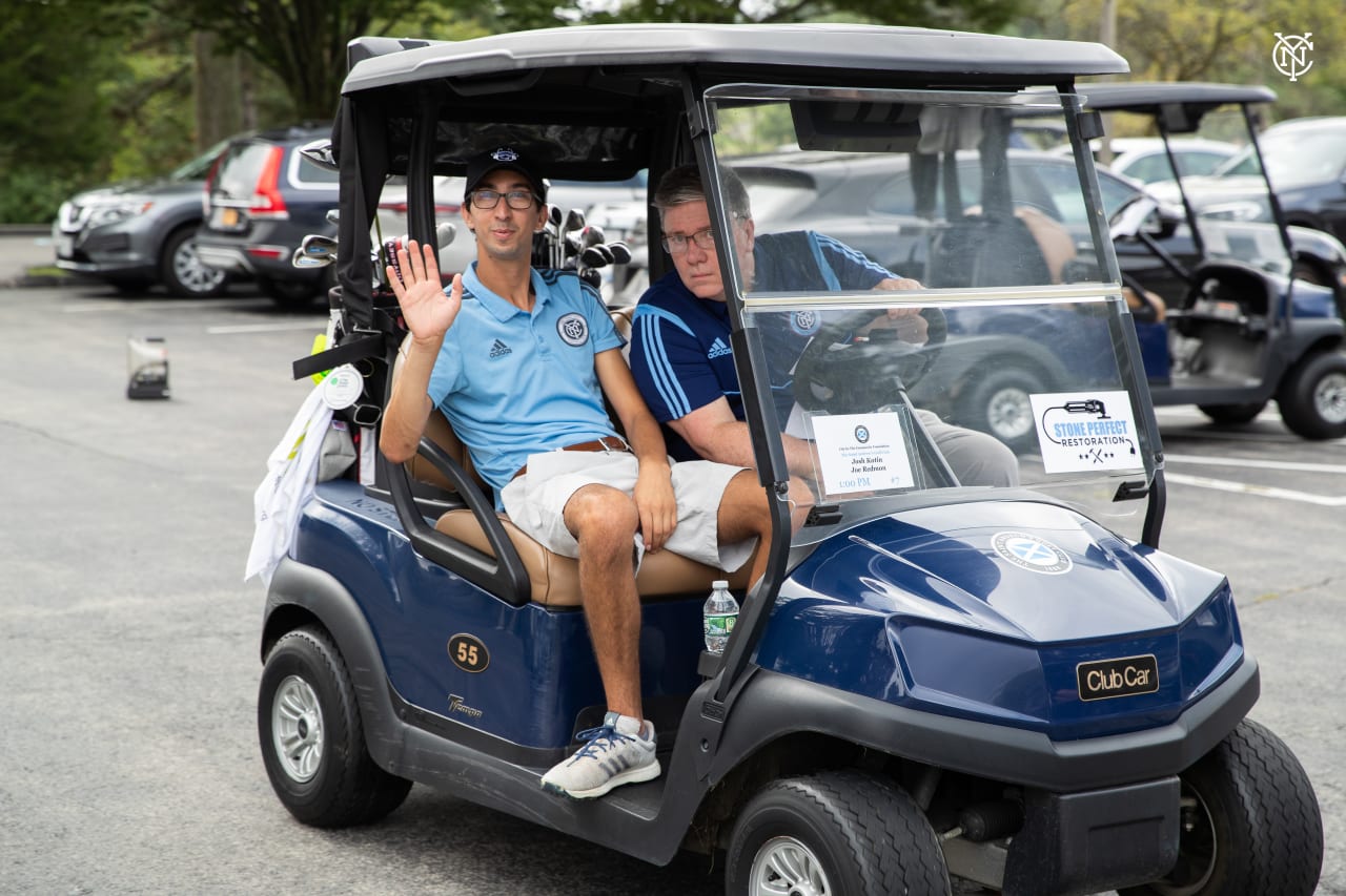 Scenes from City in the Community’s second annual For The City Golf Cup presented by NFP. (Photo by Katie Cahalin/NYCFC)