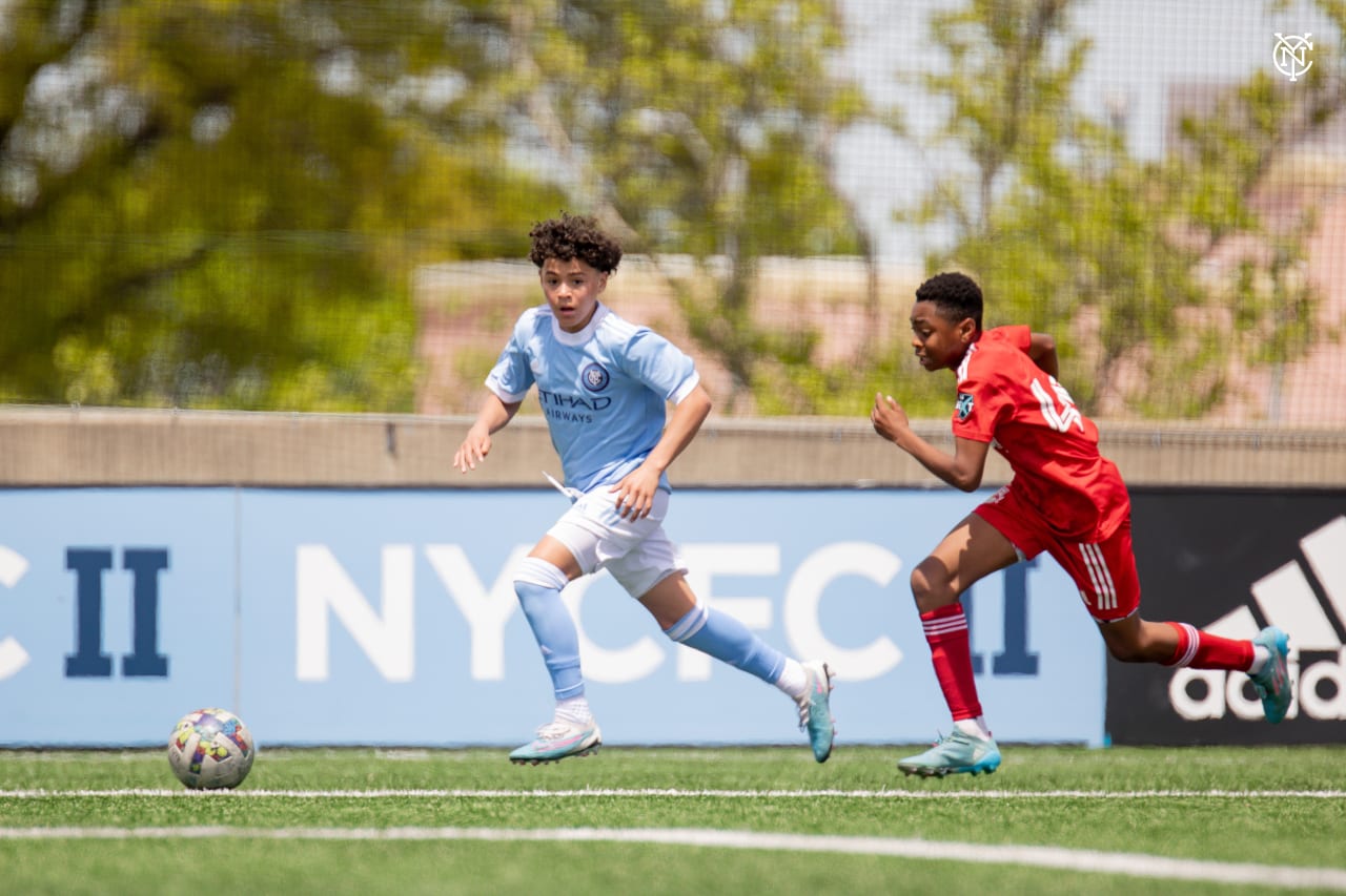 All academy levels NYCFC went head to head against New York Red Bull on May 6, 2023, before our U17 team took home the 2023 New York Academy Derby Trophy.