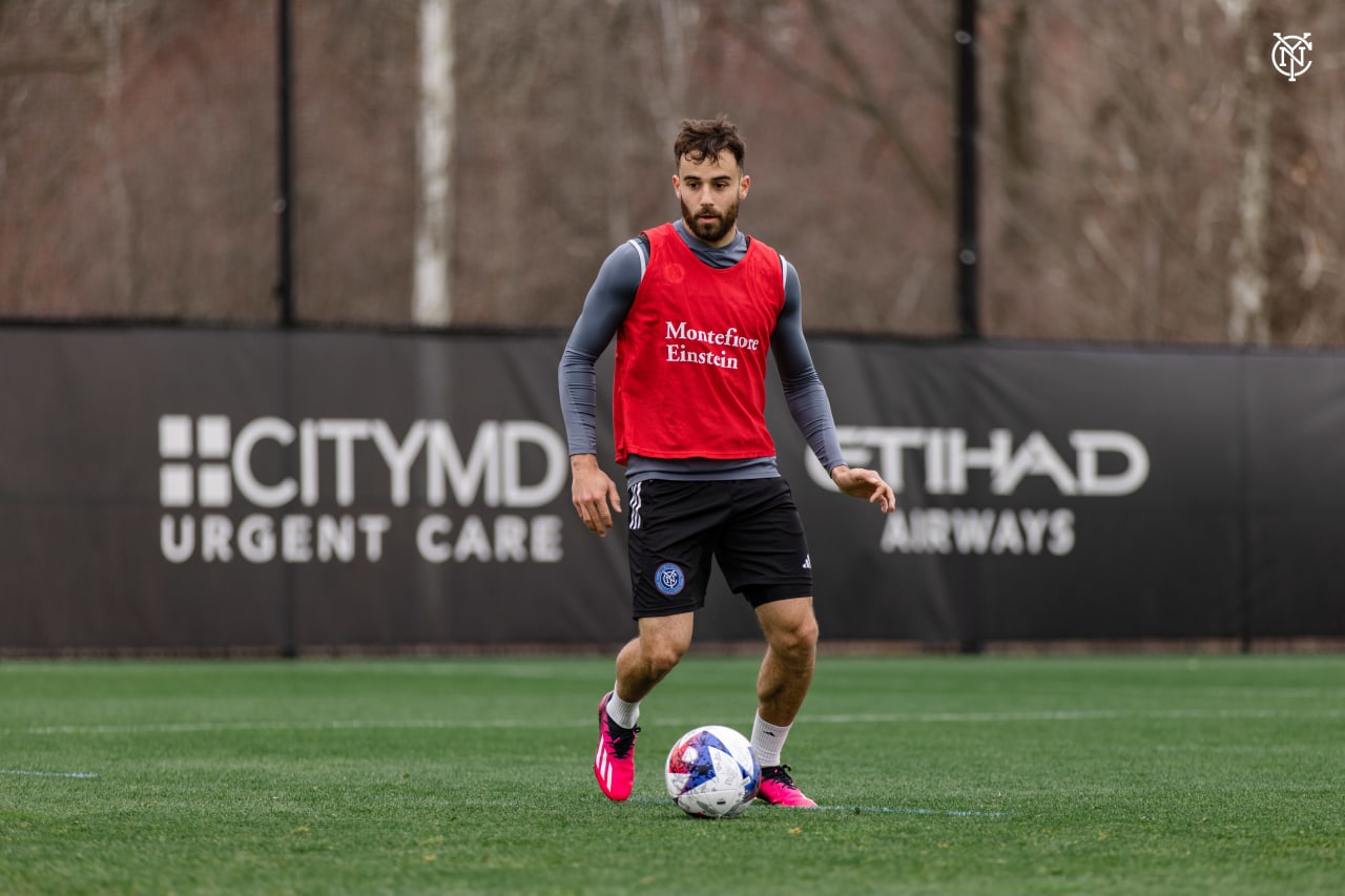 New York City Football Club continues preparations for the next match against New England Revolution.