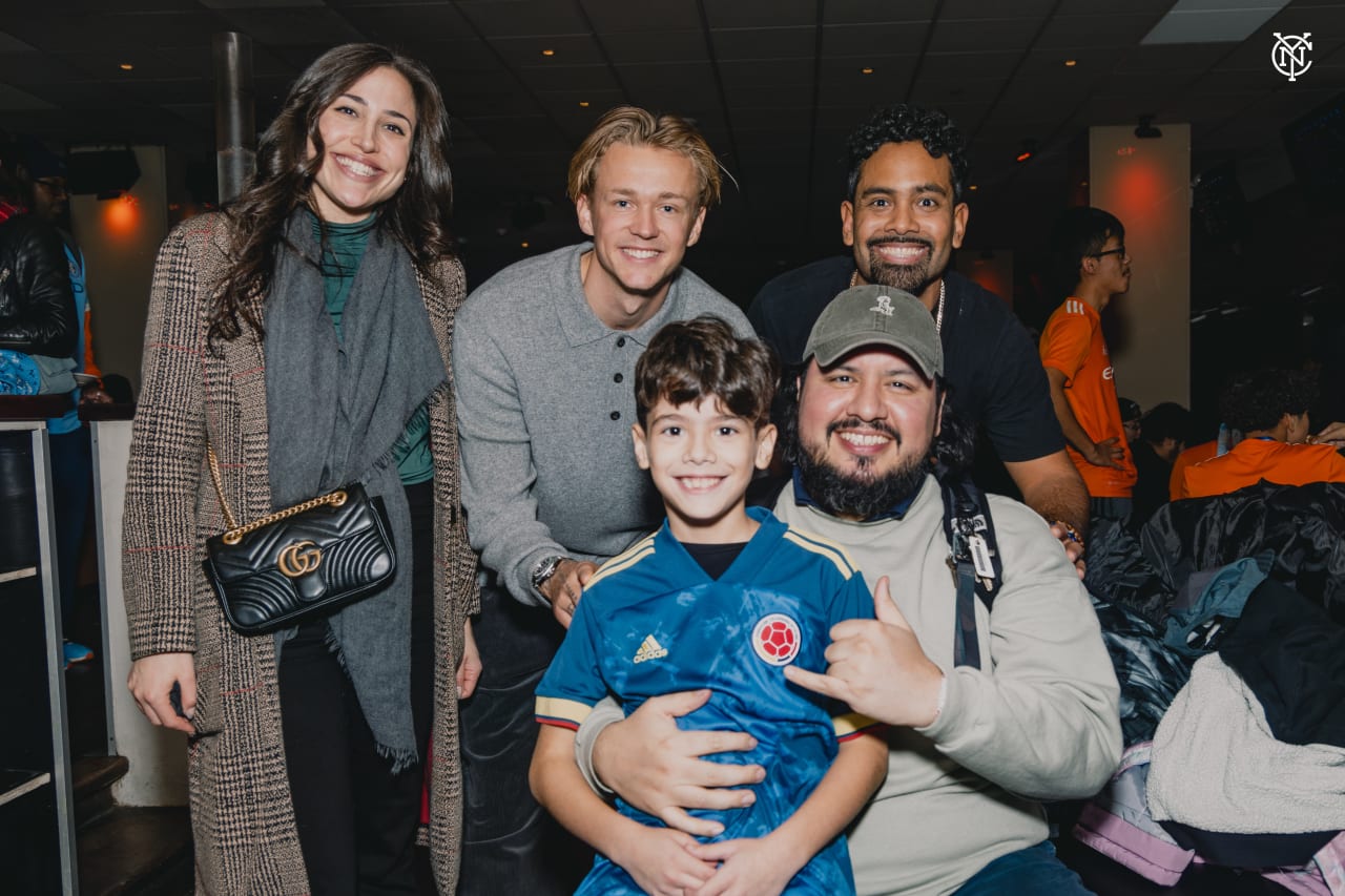 NYCFC City Members enjoyed an evening of bowling at Frames Bowling in Manhattan, NY