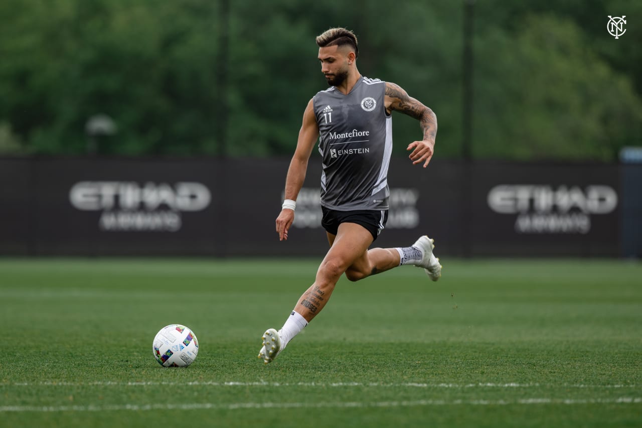 New York City Football Club trains ahead of a trip to the Twin Cities to face Minnesota United. (Photo by Katie Cahalin/NYCFC)