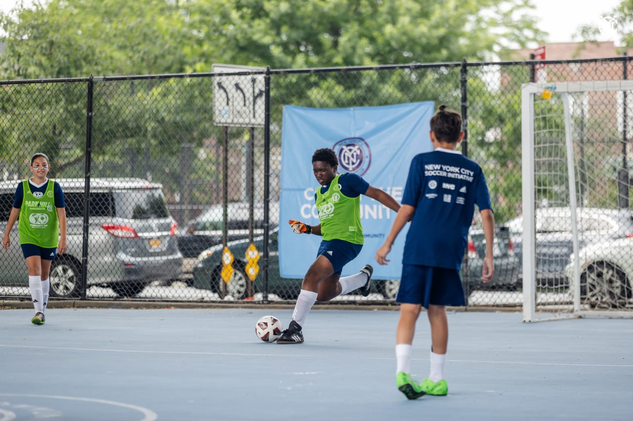 CITC is connecting New York City communities through the beautiful game. Community Cup is a free co-ed youth soccer tournament engaging boys and girls while training and developing local community coaches to represent their neighborhood. The tournament is played on community blue mini pitches to help create safer, healthier and more connected communities. The Annual Cup Tournament was played in Astoria, Queens this past Sunday.