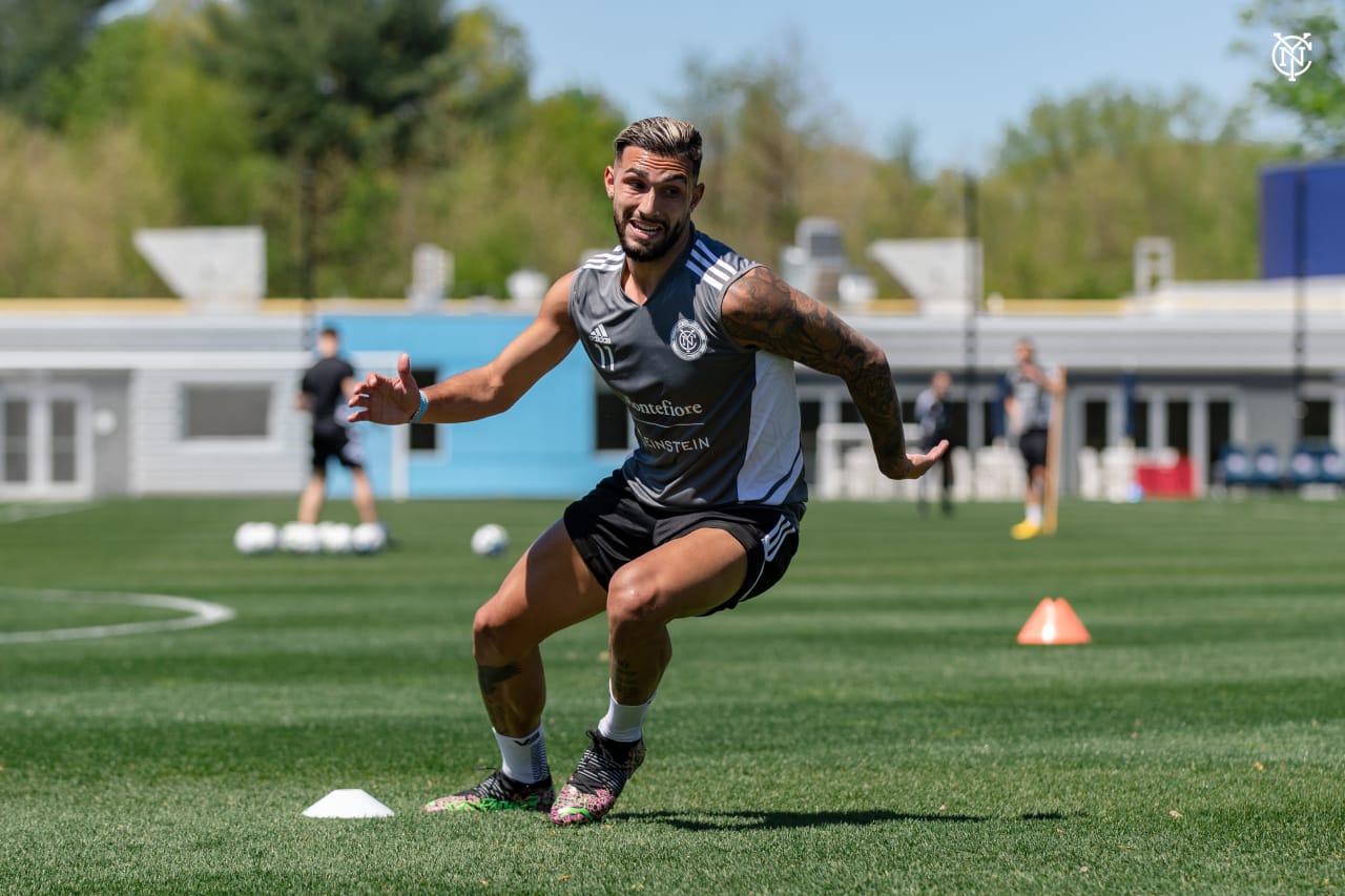 New York City FC prepare to take on Rochester New York FC in the U.S. Open Cup on Wednesday. (Photo by Katie Cahalin/NYCFC)