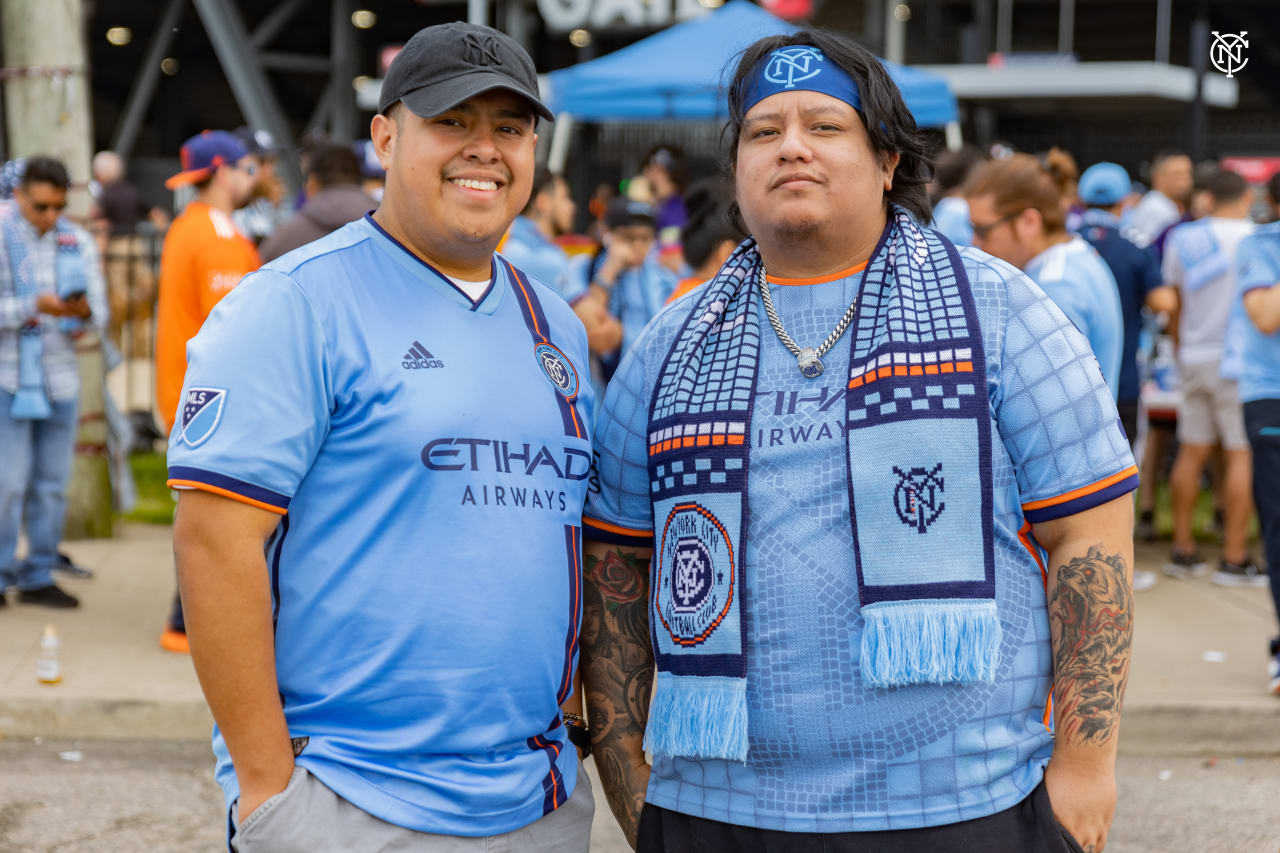 Shoutout to the NYCFC fans for bringing the support out to Red Bull Arena (Photo by Brandon Hill/NYCFC)