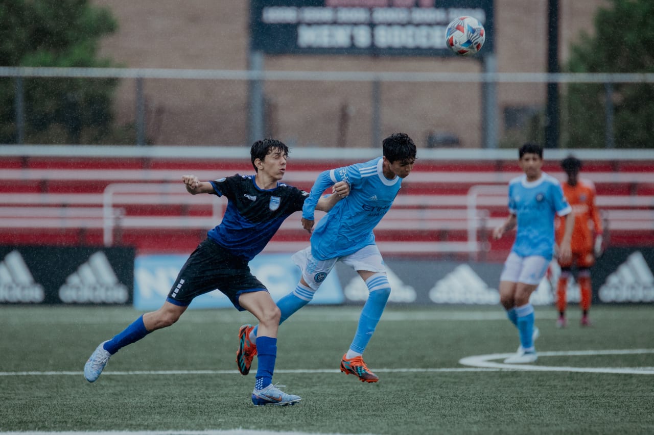 NYCFC’s U14s faced Beachside Soccer Club at Belson Stadium. (Photo by Brandon Hill/NYCFC)