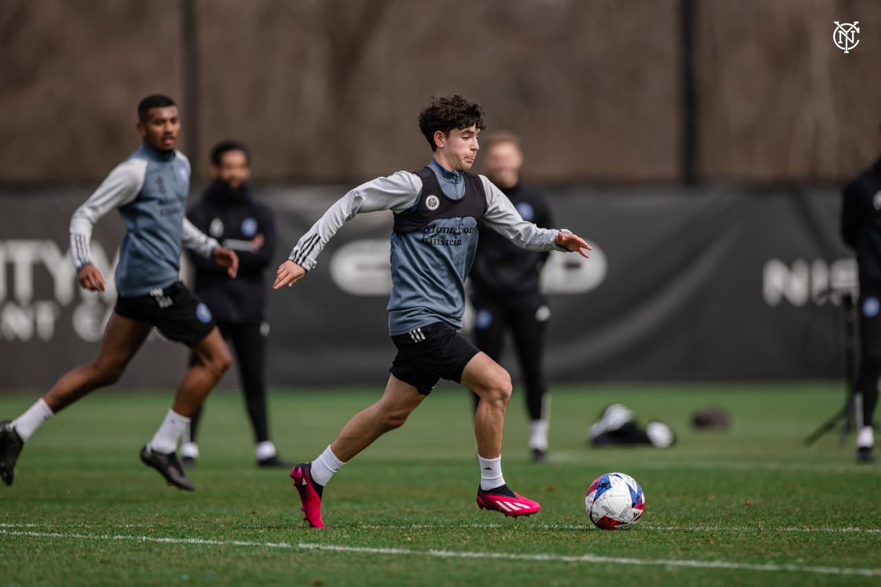 New York City Football Club continues preparations for the next match against New England Revolution.