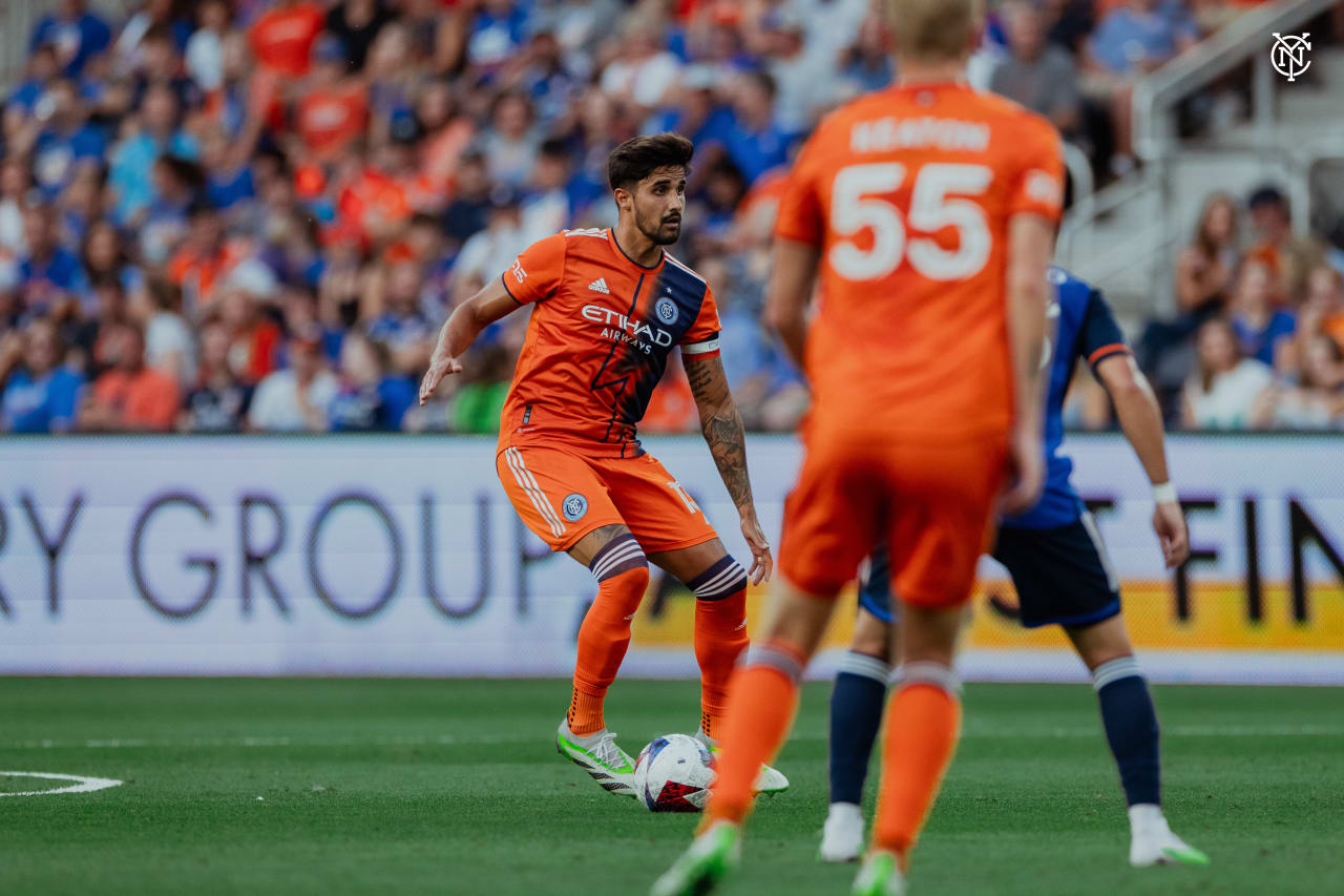 New York City Football Club were on the road Saturday night as they fell to FC Cincinnati. (Photo by Katie Cahalin/NYCFC)