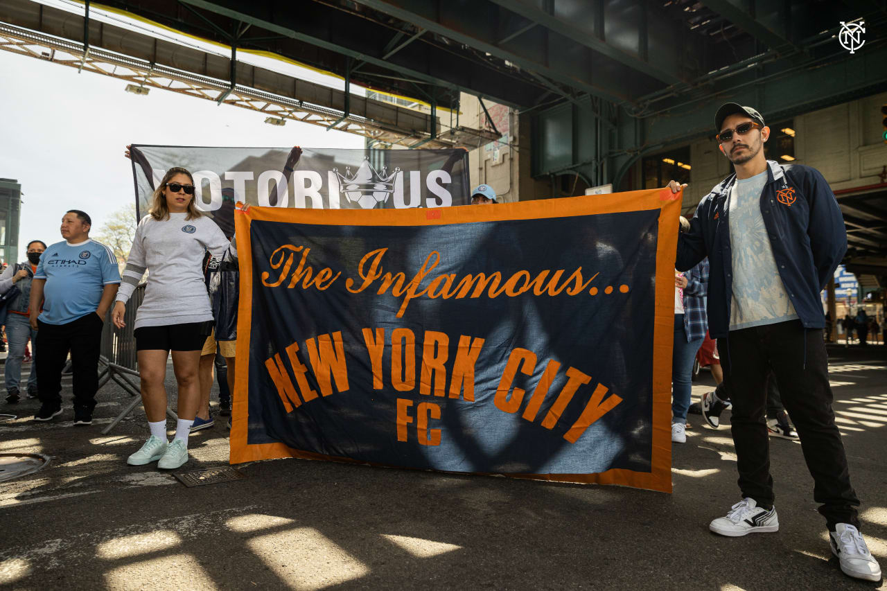 New York City Football Club returned to The Bronx on Sunday afternoon, taking all three points against the San Jose Earthquakes. (Photo by Tommie Battle/NYCFC)