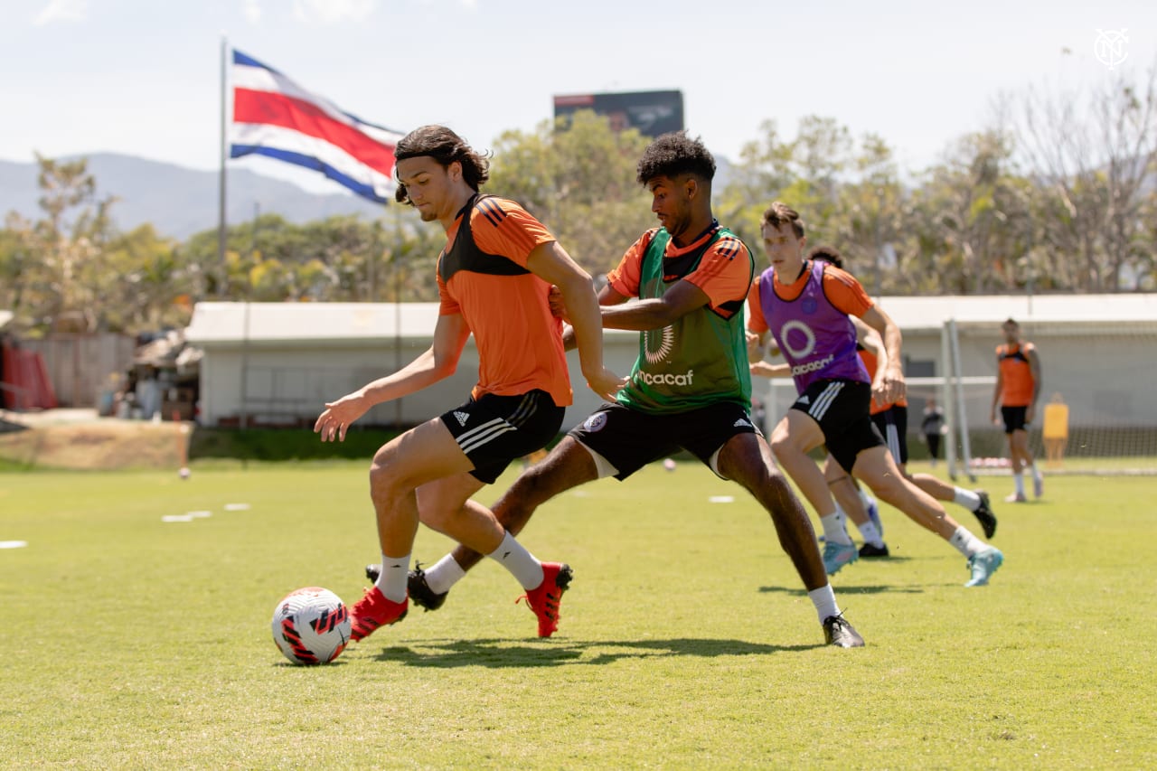 New York City FC trains in Costa Rica in preparation for their opening match in Scotiabank Concacaf Champions League.
