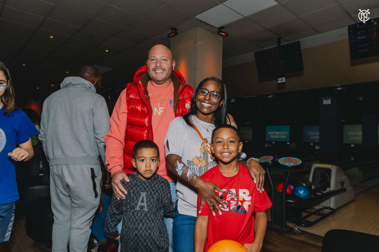 NYCFC City Members enjoyed an evening of bowling at Frames Bowling in Manhattan, NY