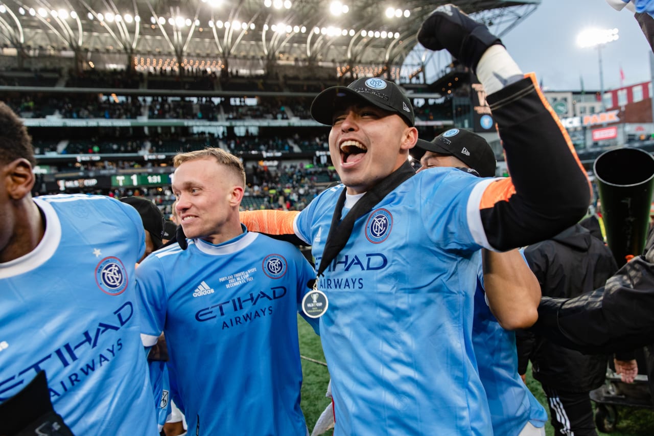 New York City Football Club wins the 2021 MLS Cup for the first time in Club history.