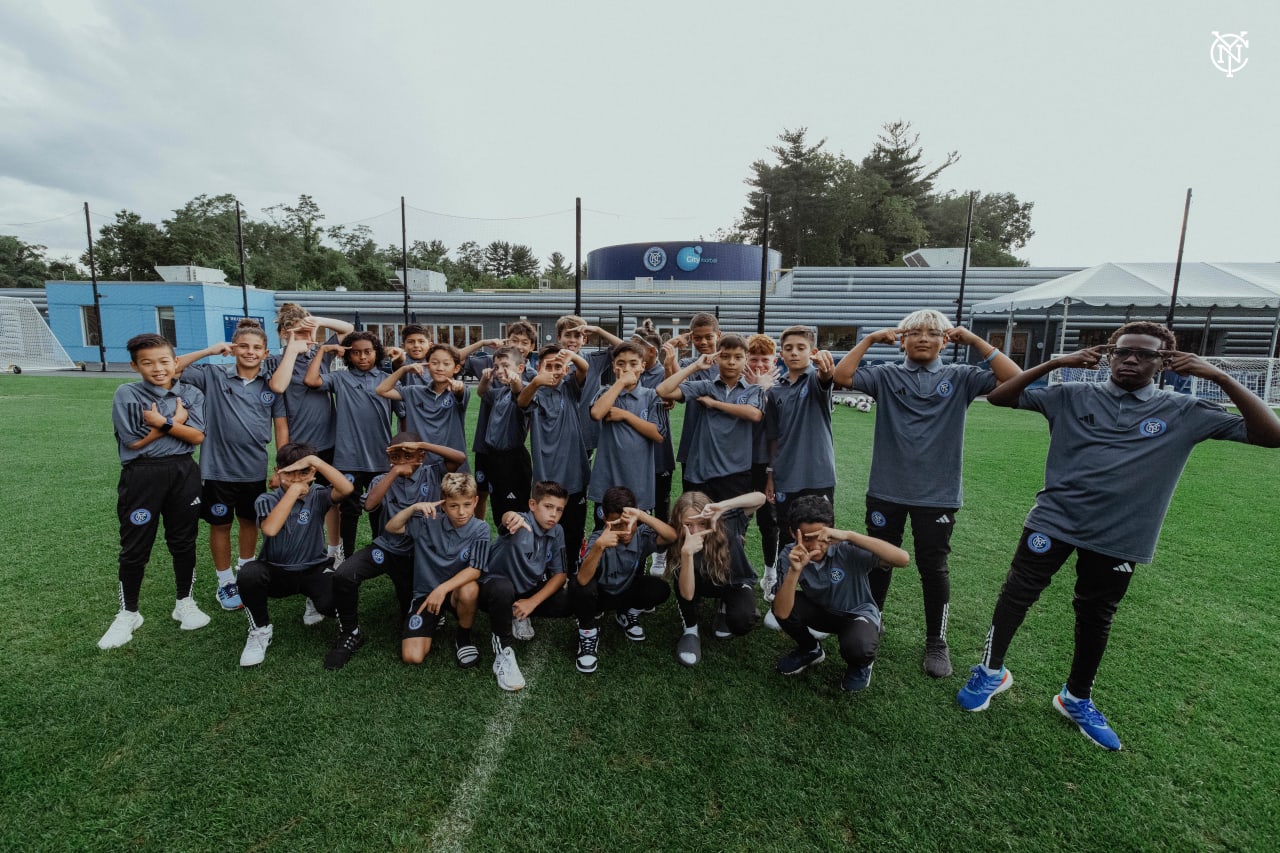 The U12s kicked off their season with a tour the First Team training facility.
