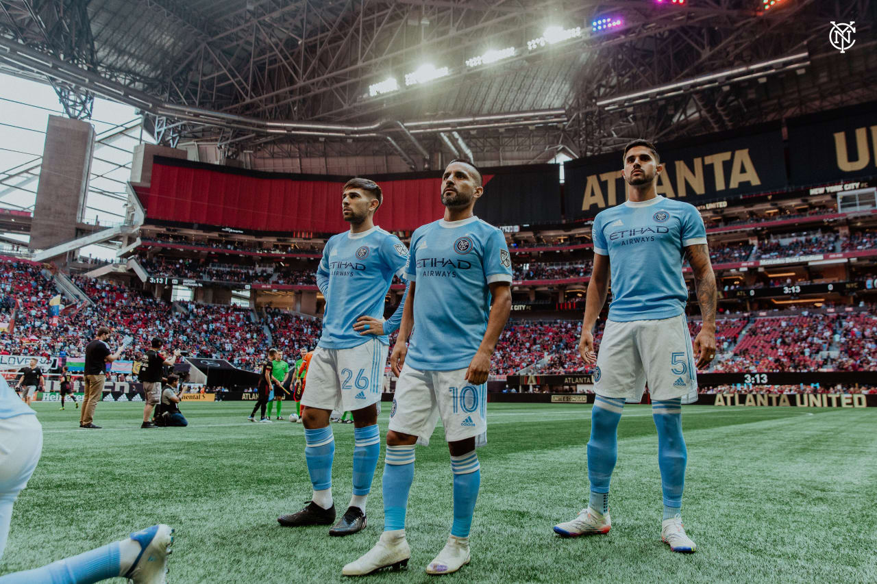 Following a 2-1 win at Atlanta United on Decision Day, New York City will host Inter Miami CF in the first round of the 2022 MLS Cup Playoffs.
